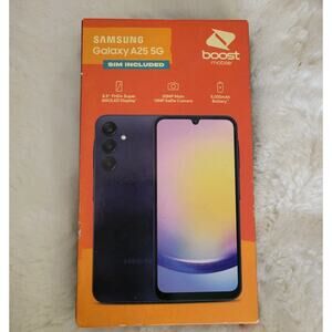 Boost Mobile Samsung Galaxy A25 5G 6.5'' 6GB 128GB 50MP Prepaid Smartphone New